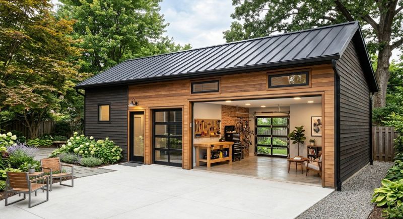 Attached Garage Renovation in Conroe, TX