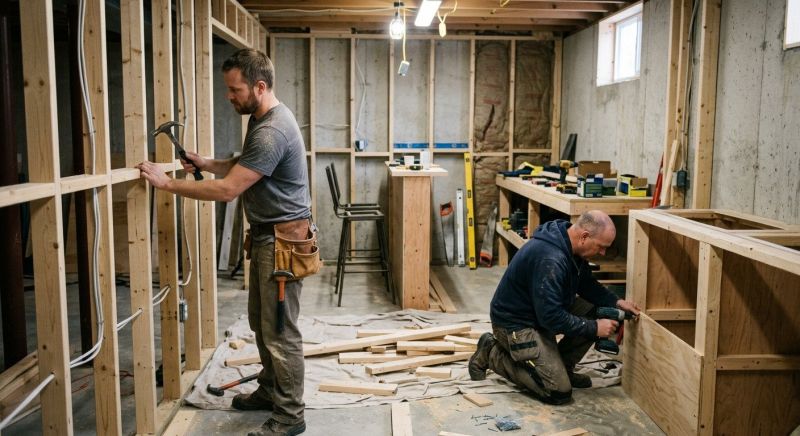 Man Cave Construction in Alpharetta, GA