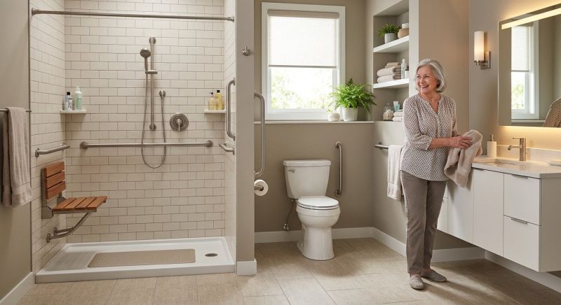Accessible Bathroom Renovation in Alpharetta, GA
