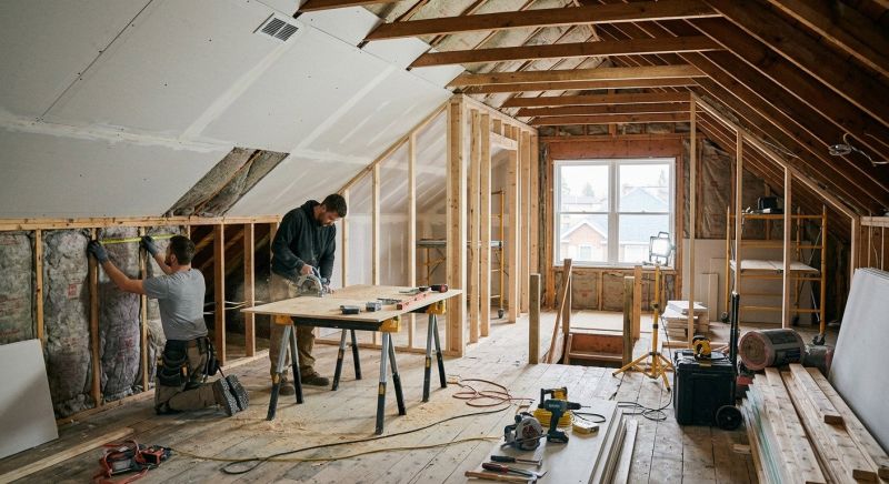Attic Apartment Construction in Alpharetta, GA