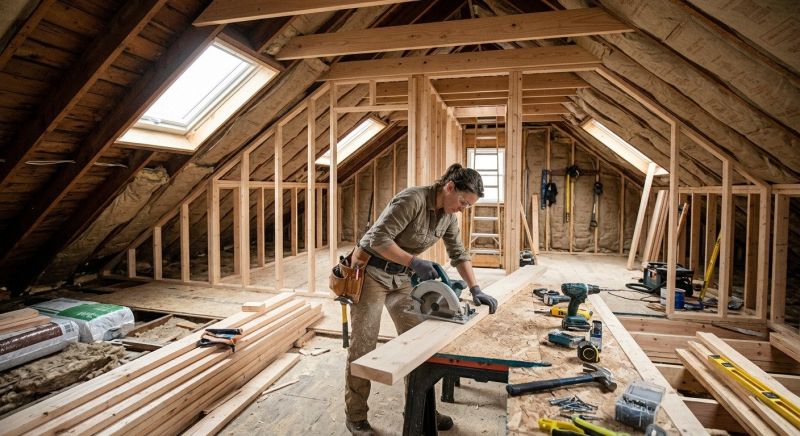 Attic Renovation in Conroe, TX