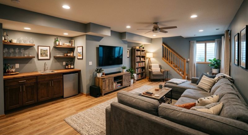 Basement Conversion in Alpharetta, GA