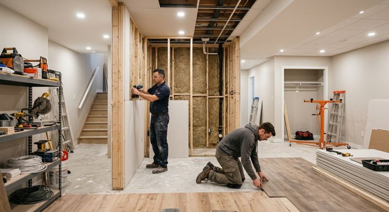 Basement Conversion in Alpharetta, GA