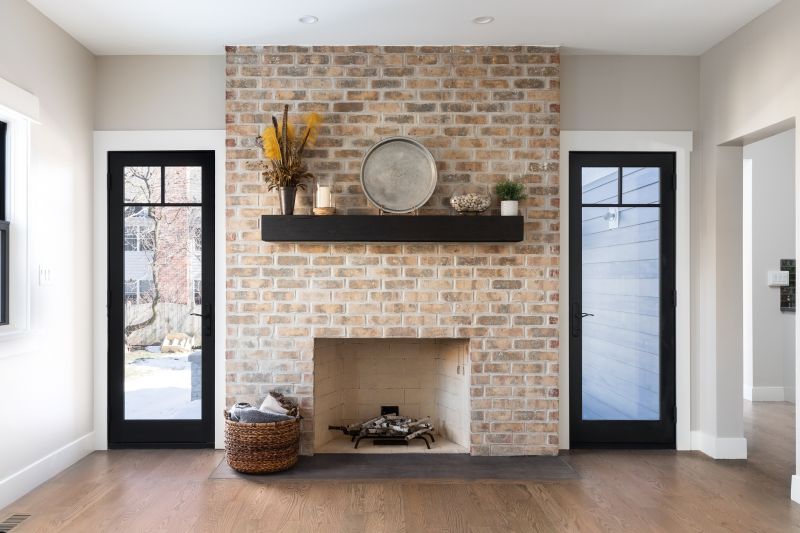 Brick Fireplace Remodel