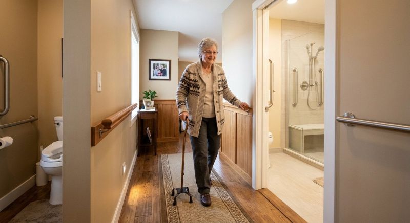 Elderly Bathroom Renovation in Alpharetta, GA