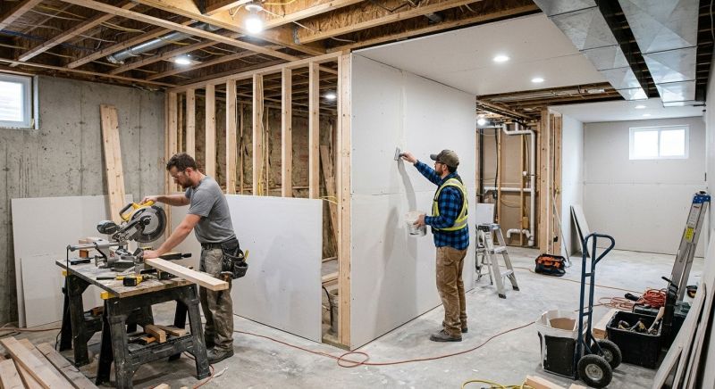 Finished Basement Remodeling in Alpharetta, GA