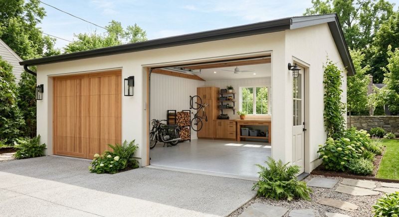 Garage Addition Construction in Conroe, TX