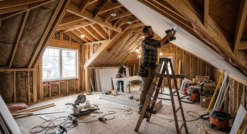 Garage Attic Remodeling in Alpharetta, GA