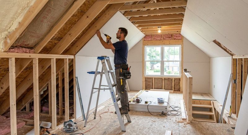 Garage Attic Remodeling in Alpharetta, GA