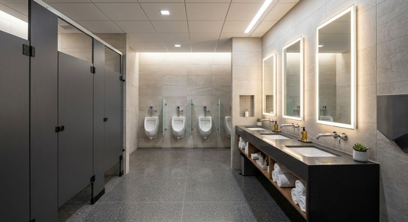 Industrial Bathroom Renovation in North Charleston, SC