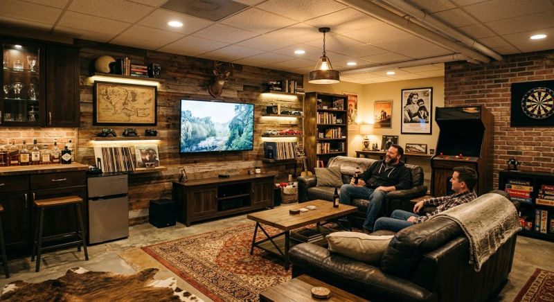 Man Cave Construction in Alpharetta, GA