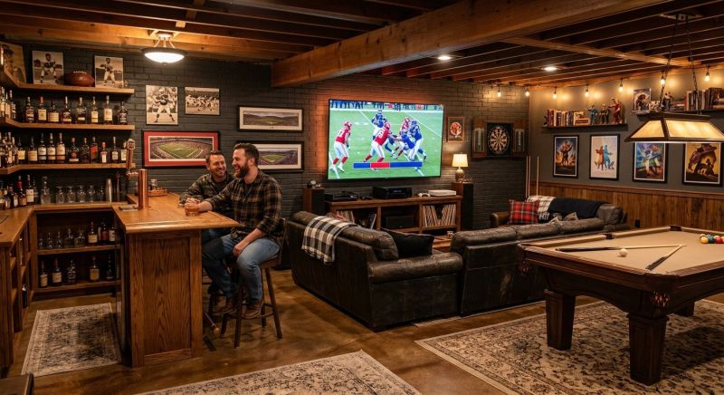 Man Cave Construction in Alpharetta, GA