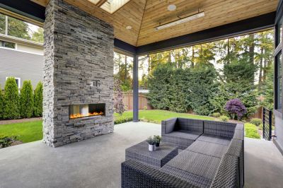 Remodel Your Brick Fireplace with Stone!